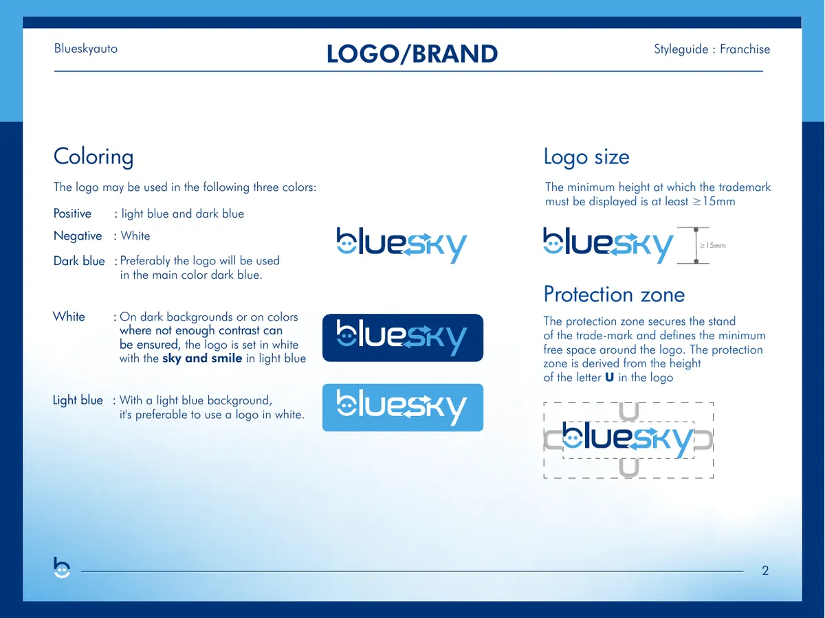 BlueSky brand guideline page 1